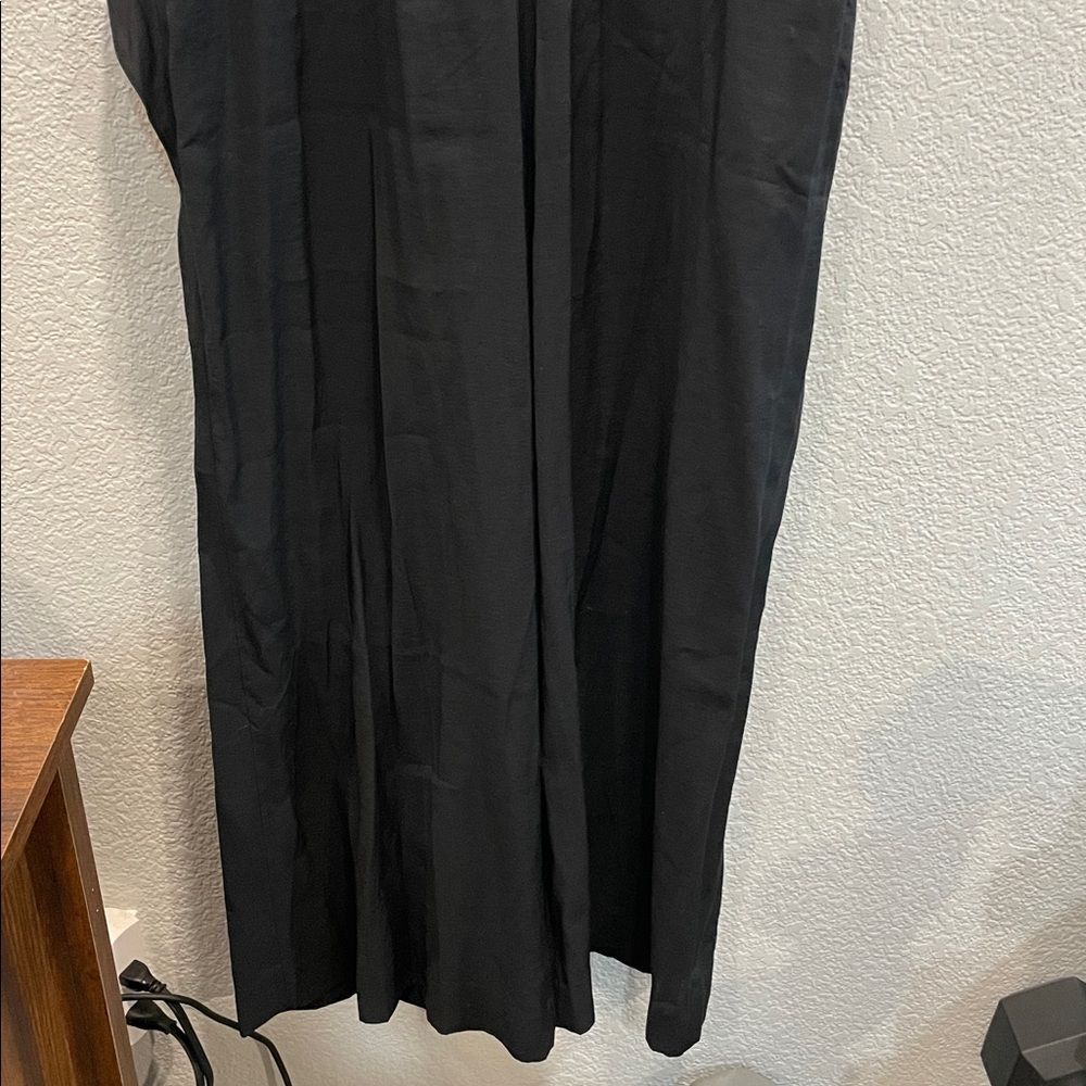 NEW Cos Black Ruffled Jumpsuit Size 6 - Picture 10 of 14